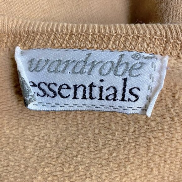 Vintage Wardrobe Essentials Yellow Embroidered BOCA Crew Neck Sweatshirt M - Picture 4 of 13